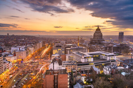 Brussels skyline