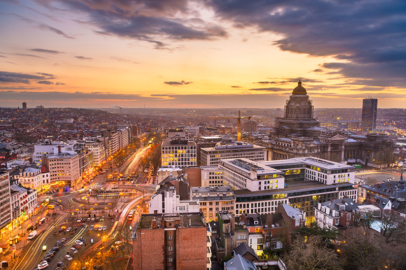 Brussels skyline