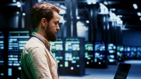 Tech expert placed by Levy global in server room