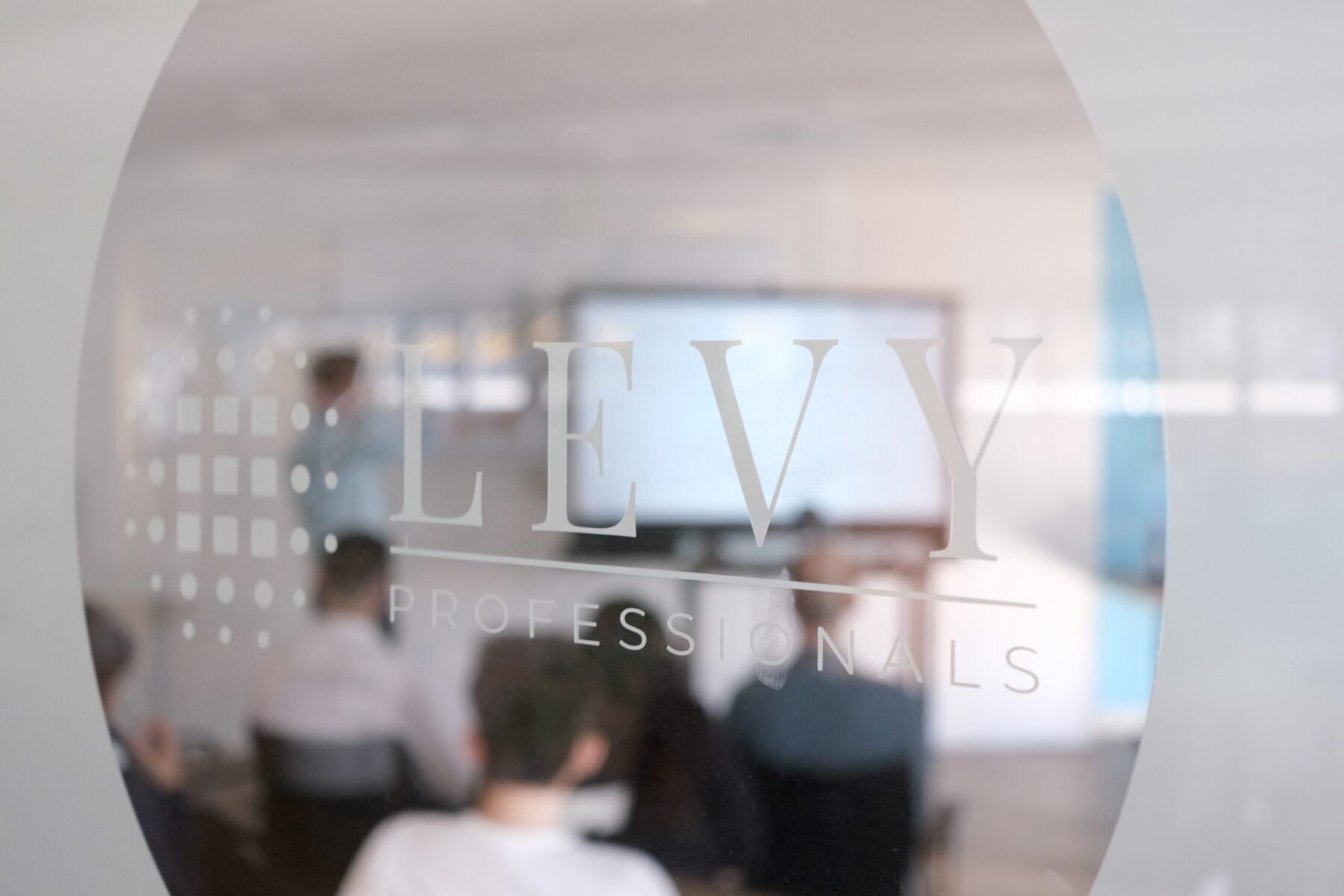 Levy Global tech recruitment office door
