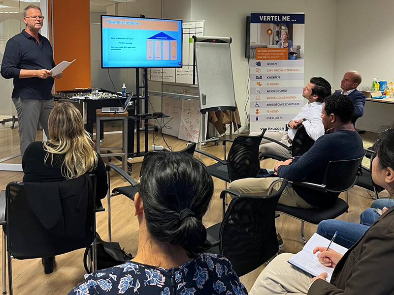 |Levy Global discussing staff benefits.