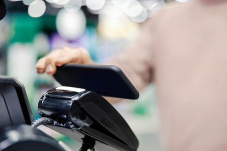 Point of sale payment for supermarket